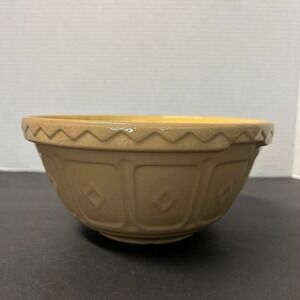 Mason Cash Mixing Bowl 8.25in Yellow Made in England Stoneware 30